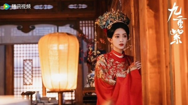 9位陸劇95花「紅色嫁衣」古裝！田曦薇《逐玉》美翻，《折腰》宋祖兒黑紅嫁衣超華麗！