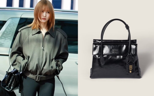 TWICE Momo 同款精品包：Miu Miu 亮面皮革 Solitaire 手袋，NT$125,000