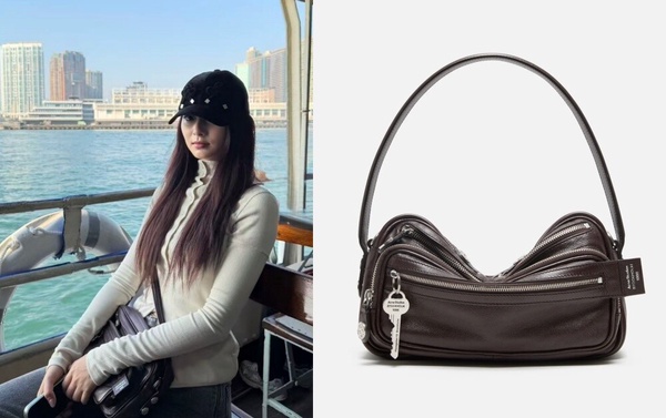 TWICE 子瑜同款精品包：Acne Studios Camero Party 肩背包，NT$62,000