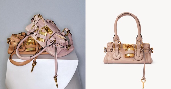 2026粉色包包推薦：Chloé Paddington粉色迷你鎖頭包，NT$78,700