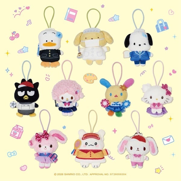 7-11「三麗鷗盲盒」可愛登場：三麗鷗蜜蜂變裝玩偶、Hello Kitty校園＆三麗鷗校園盲盒