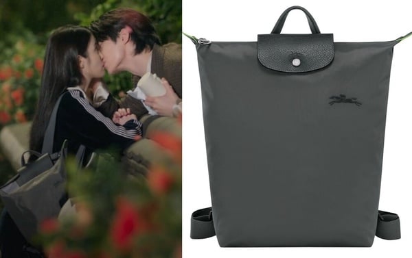《21世紀大君夫人》IU 同款精品包：Longchamp Le Pliage Green 後背包