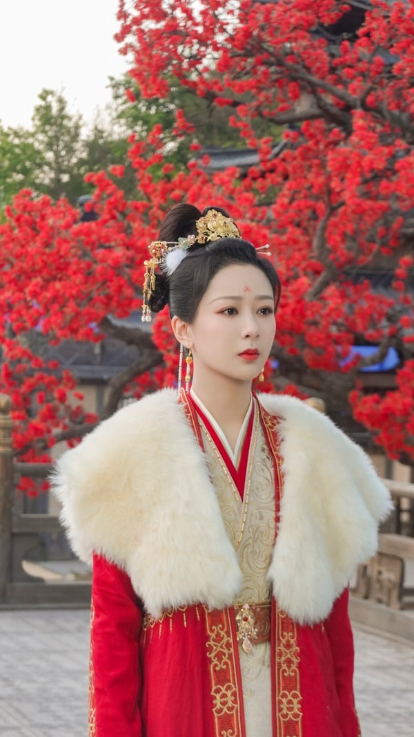 楊紫在《長相思》的斗篷造型很讓人印象深刻，劇中楊紫前期飾演的玟小六以男裝形象示人，後期變回王姬身分，造型更柔美也更華麗。