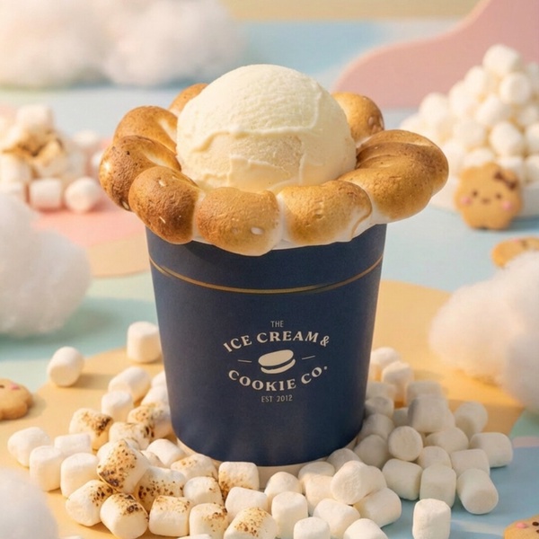 The Ice Cream &amp; Cookie Co.霜淇淋新品、優惠：雲朵棉花糖開賣、50元多一球冰淇淋