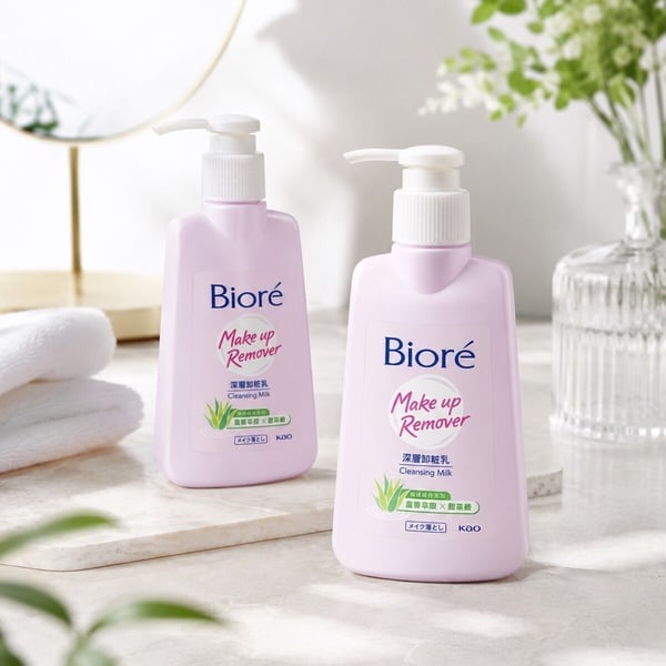 開架卸妝乳推薦 1：Biore 蜜妮 深層卸妝乳
