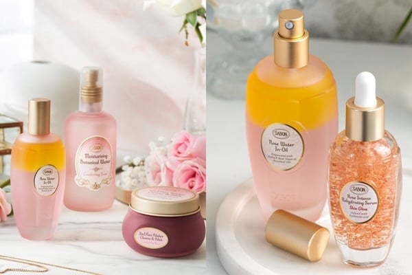 乾肌保濕噴霧推薦4：SABON 大馬士革玫瑰有機光燦活膚水
