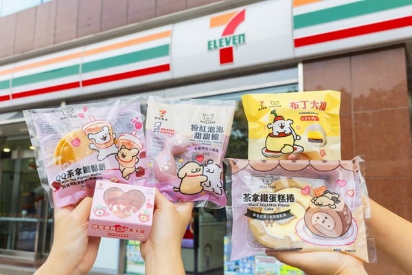 可愛爆擊！7-11Ｘ線條小狗登場：芋頭牛奶霜淇淋、雞蛋糕、圓形飯糰、集點周邊一次看