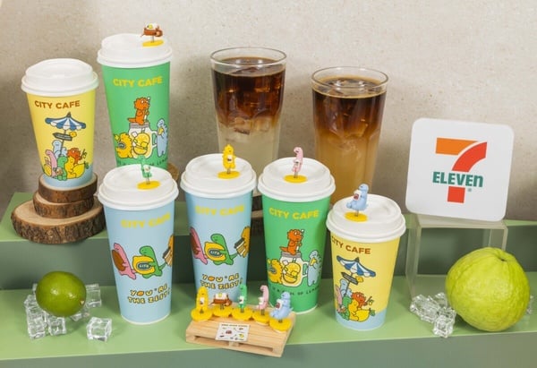 7-11 CITY CAFEＸJOGUMAN登場！新品真果芭樂氣泡咖啡、JOGUMAN杯塞必收，再推咖啡優惠