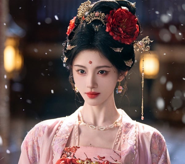 《月鱗綺紀》劇情口碑普通，但造型很好看！鞠婧禕和陳都靈飾演一對九尾狐雙生姊妹花，也因為是九尾狐的設定，鞠婧禕在劇中的造型都又美又媚，和以往千篇一律的造型不太一樣。