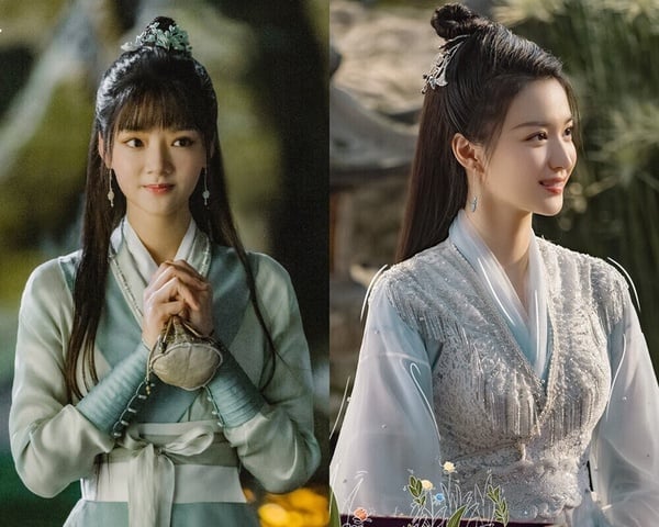 任敏以《清平樂》徽柔公主一角走紅，本來是很受看好的95後小花，和肖戰還搭檔了重磅仙俠劇《玉骨遙》，沒想到任敏在《玉骨遙》的古裝扮相翻車，被網友嫌棄古裝不好看。回頭看《玉骨遙》的配角陣容其實很華麗，有人氣95花王楚然和盧昱曉，兩人如今的發展似乎都好過任敏。
