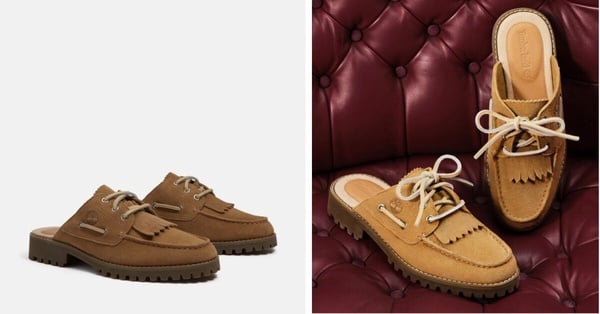 2026懶人穆勒鞋推薦：Timberland Mix Tape特別款皮革休閒穆勒鞋，NT$5,500