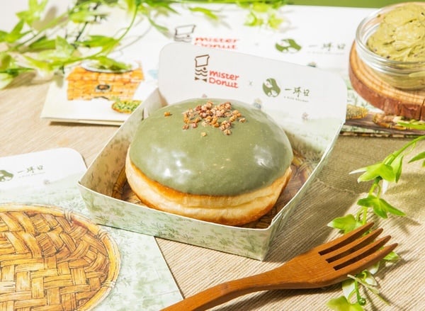 逮丸奶茶變甜甜圈！Mister DonutＸ一沐日：草仔粿系列甜甜圈，再推買5送1、買6送2優惠