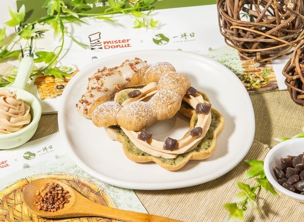 逮丸奶茶變甜甜圈！Mister DonutＸ一沐日：草仔粿系列甜甜圈，再推買5送1、買6送2優惠
