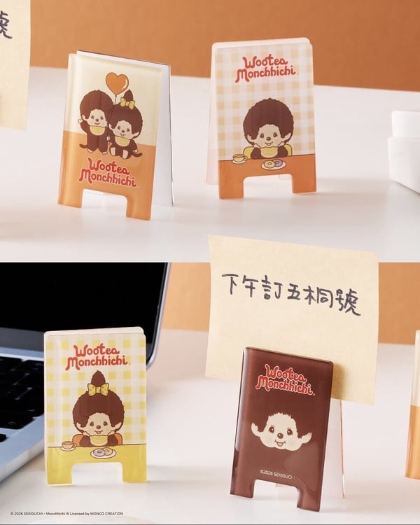 貼紙免費送！五桐號Ｘ蒙奇奇可愛聯名：Monchhichi限定杯身、周邊，藍莓新品同步亮相