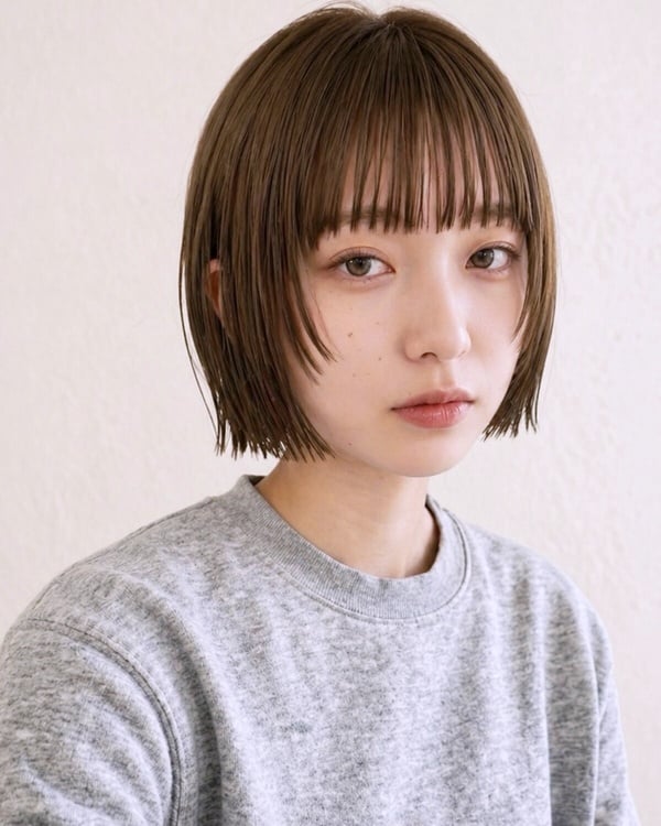 不燙好整理！2026日系短髮8款推薦＋適合臉型一次看，好整理不毛躁、留長不尷尬