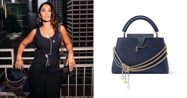 梅西老婆精品包收藏：Louis Vuitton Capucines BB