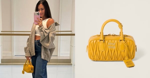 梅西老婆精品包收藏：Miu Miu Arcadie matelassé 納帕皮革手袋