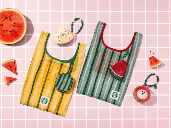 買一送一！星巴克「蜜桃限定飲品」登場，Bearista水果熊系列開賣、DREAMPLAZA週年活動