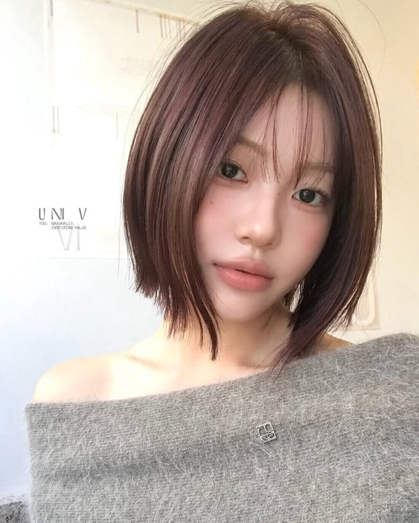 褪色不發黃！2026日系中短髮柔和髮色8款推薦一次看，褪色好看、這款不用漂