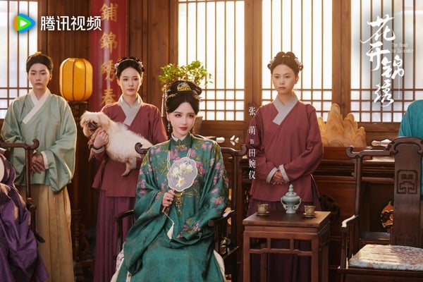 《花開錦繡》找來丁禹兮和鄧恩熙二搭，兩人先前在《長樂曲》就很有CP感，這次在《花開錦繡》依然火花爆棚。而《花開錦繡》也很難得，這部劇有拍出古韻，從造型、佈景都古色古香，一點也不懸浮！開篇是家宅故事，追起來會有點《知否》的感覺，滿滿古韻。宅鬥也很帶感，主配角各懷鬼胎，還有爽感的打臉情節，讓人一追就深陷！