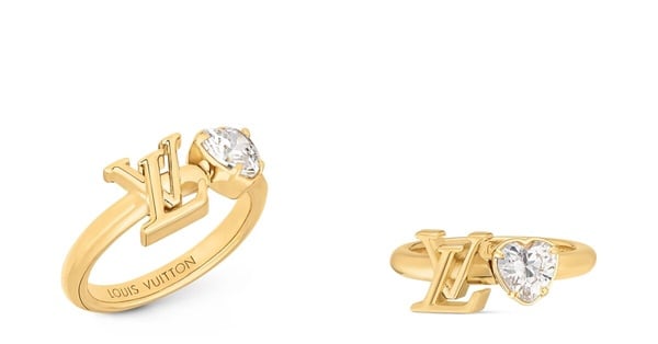 2026入門精品戒指：Louis Vuitton Iconic Heart 戒指，NT$14,800