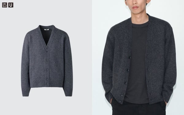 推薦單品：小羊毛V領開襟外套 ，NT$1,290