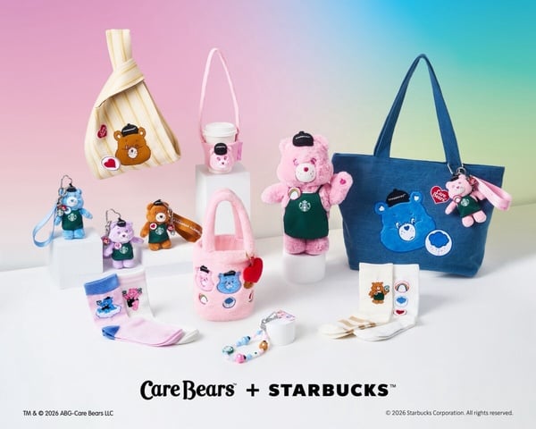 Care BearsＸ星巴克聯名登場！馬克杯、冷水杯、不鏽鋼杯、托特包、吊飾到生活配件都有