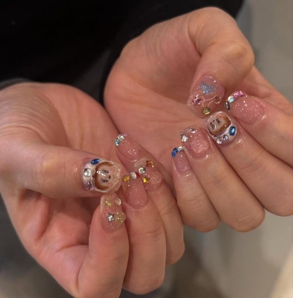 寶石美甲範本寶石美甲範本