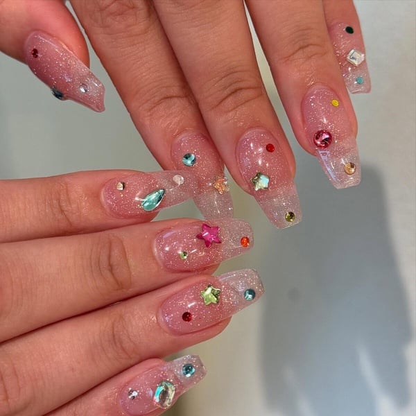 寶石美甲範本寶石美甲範本