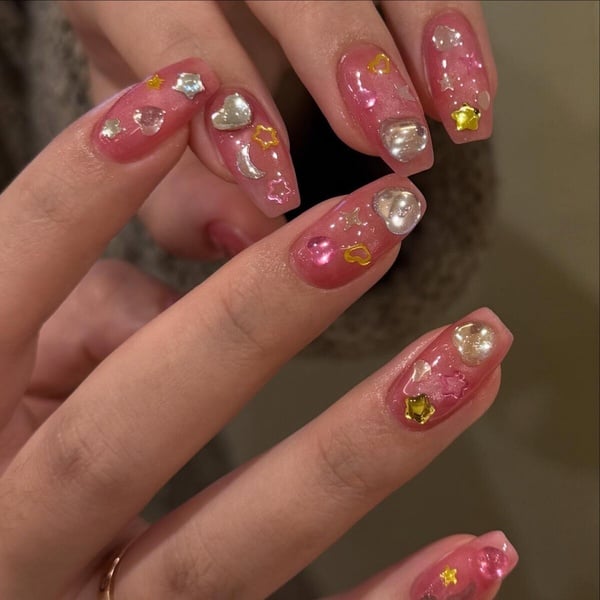 寶石美甲範本寶石美甲範本