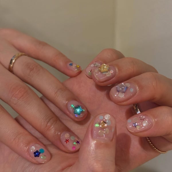 寶石美甲範本寶石美甲範本