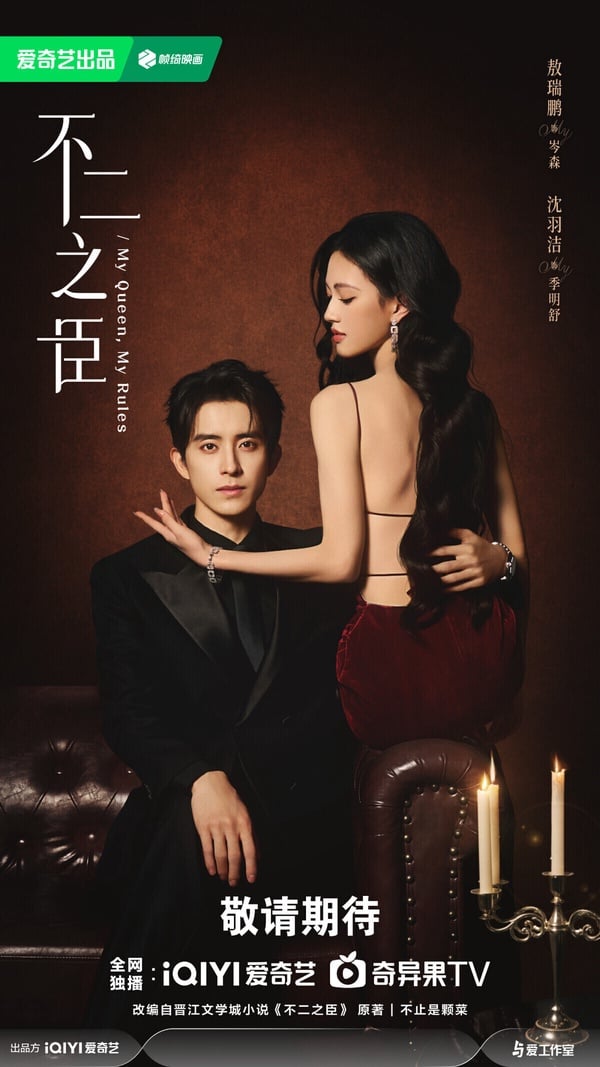 《不二之臣》是2026人氣小說改編劇之一，自定角就話題很高，由敖瑞鵬、沈羽潔主演。《不二之臣》主打「狐系御姐+狼系霸總」的雙強設定，還有大家愛看的商業聯姻、先婚後愛、破鏡重圓的元素，人設很有張力，演員組合也有新鮮感，或許真的有機會能成為爆款。