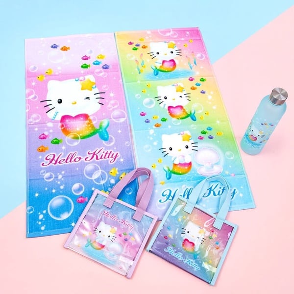 7-11Ｘ三麗鷗「Hello Kitty彩虹美人魚」抽抽樂！KITTY娃娃、串珠吊飾，最後一抽必收