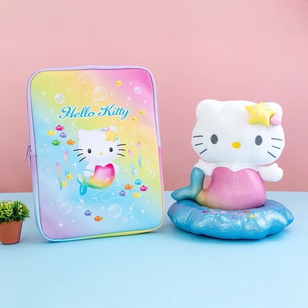 7-11Ｘ三麗鷗「Hello Kitty彩虹美人魚」抽抽樂！KITTY娃娃、串珠吊飾，最後一抽必收