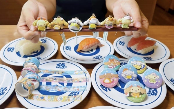 藏壽司 × 大耳狗喜拿「睡衣派對扭蛋」：16款扭蛋、聯名餐點，還有吊飾、閃卡滿額贈