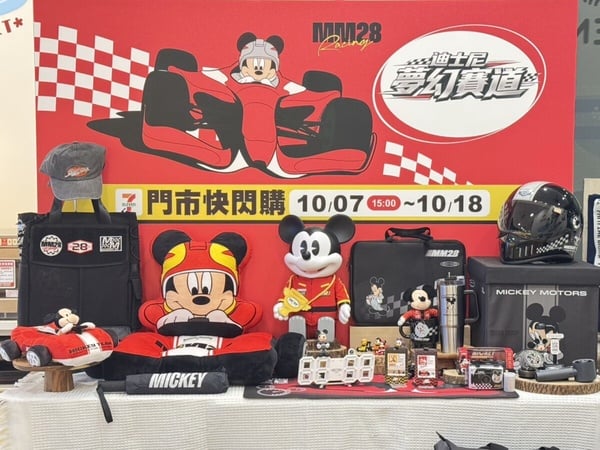7-11「迪士尼夢幻賽道」集點！賽車手米奇存錢筒、迴力車盲盒、賽車面紙套等30款一次看