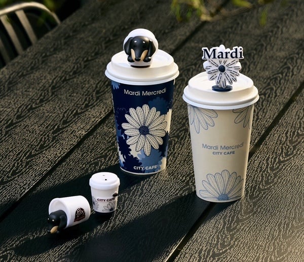 7-11「CITY CAFEＸMardi Mercredi」：發光造型夜燈杯塞、冰壩杯、臘腸狗面紙套等新品