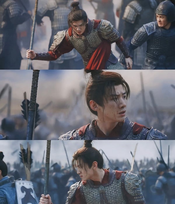 白敬亭近年在《長風渡》有戰損場景，他飾演的顧九思是揚州首富的獨生子，本來是個紈褲子弟，喜好賭錢，不求上進。但其實顧九思本性不壞，看似紈絝的背後，實則天真善良重情義。後期因家國巨變，顧九思也一夜長大。