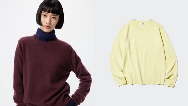 UNIQLO 喀什米爾圓領毛衣