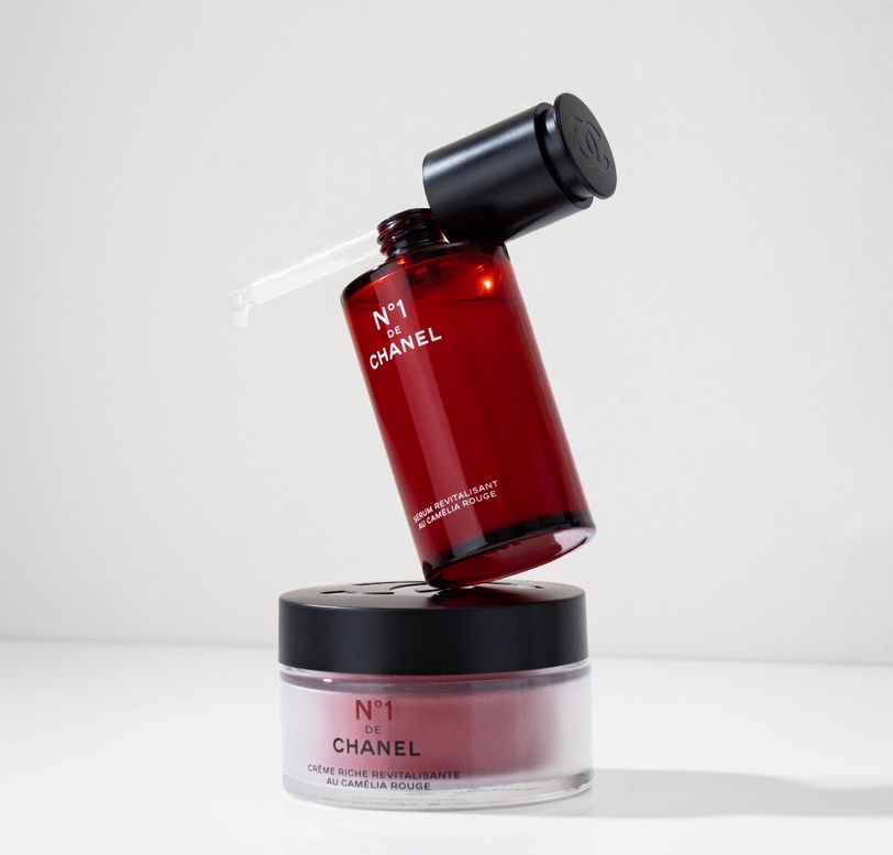 CHANEL 山茶花保養日常 香奈兒1號紅色山茶花活能精萃 1號紅色山茶花豐潤乳霜