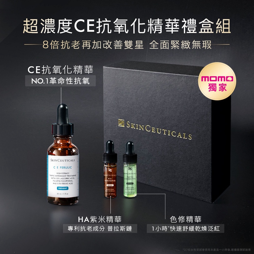 想抗老先抗氧！全網推爆修麗可「維他命C天花板」CE抗氧化精華，momo官方旗艦館5/1開幕