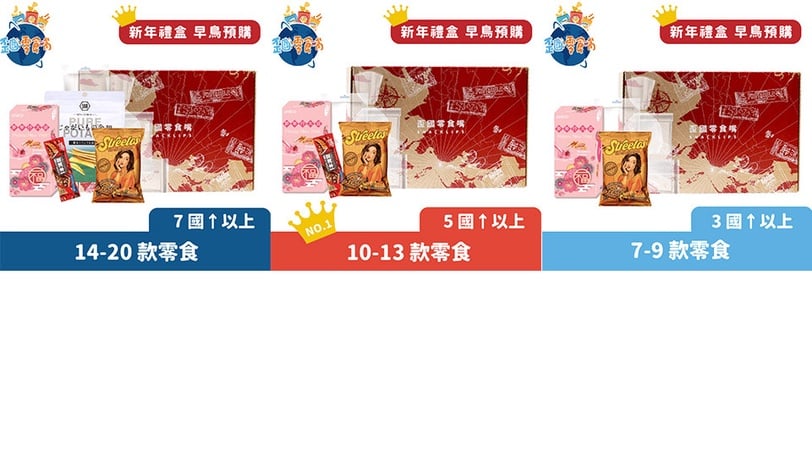 吃貨春節必備！這個來自世界各地的「新年限定零食箱」～過年零食一箱搞定！