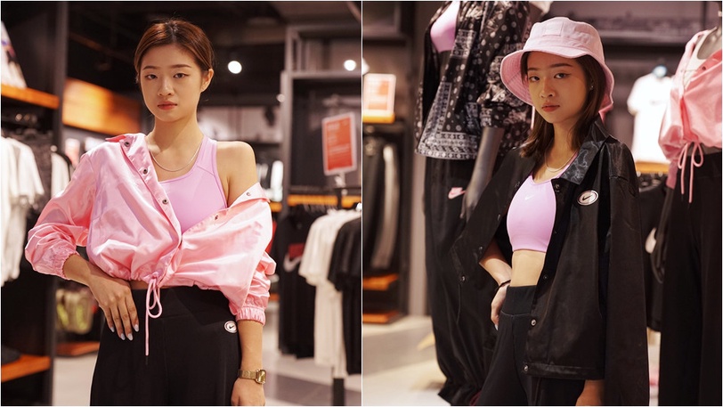 上衣NT/ NIKE、褲/ NIKE、外套/ NIKE(板橋大遠百6F)