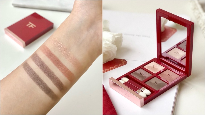 TOM FORD 2021 聖誕彩妝 LOST CHERRY高級訂製四格眼盤#03 BODYHEAT