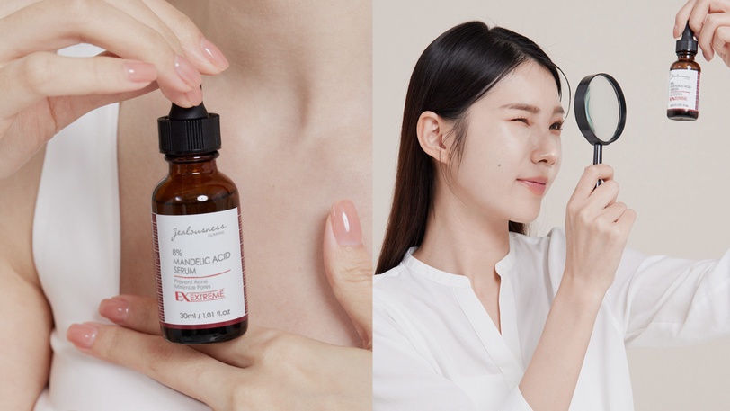 刷酸新手必看 編輯推薦杏仁酸保養品!婕洛妮絲「8%杏仁酸淨痘精華」30秒有感急救痘痘肌