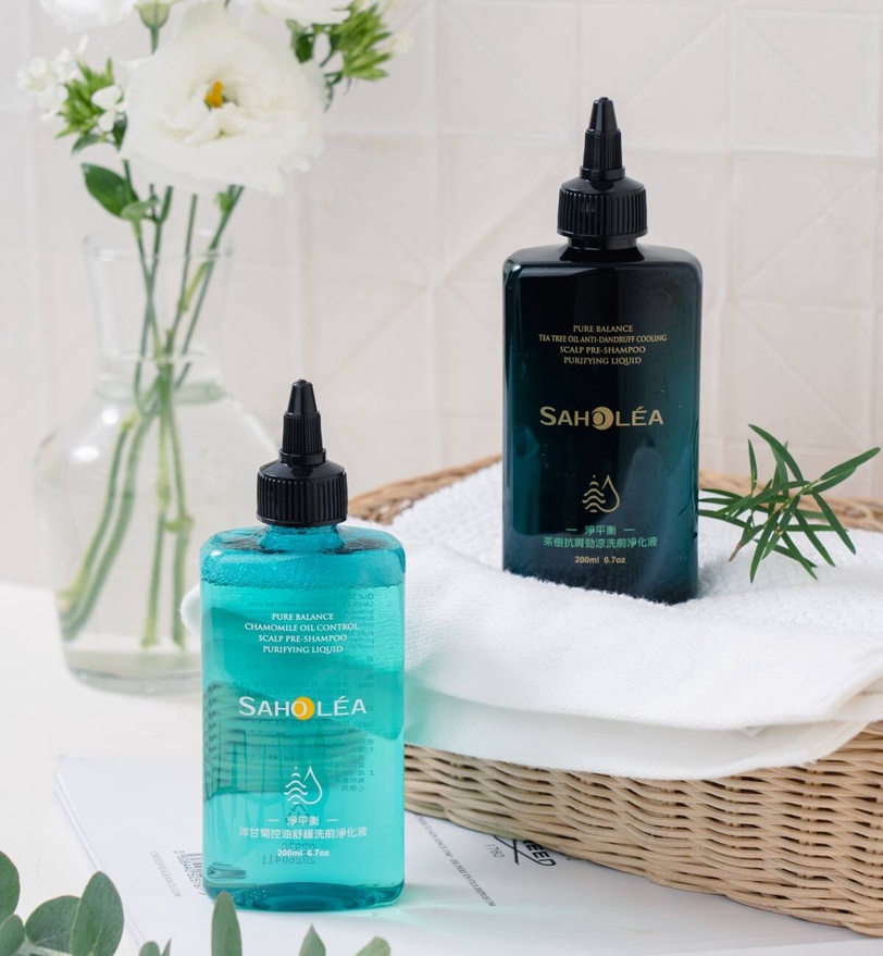 森歐黎漾 SAHOLEA  頭皮淨膚水 淨平衡 洋甘菊控油舒緩洗前淨化液 茶樹抗屑勁涼洗前淨化液