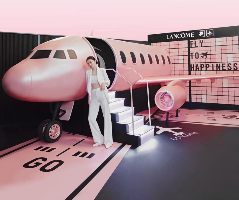 蘭蔻 蘭蔻玩美女人 粉紅專機 FLYTOHAPPINESS LancomeTW