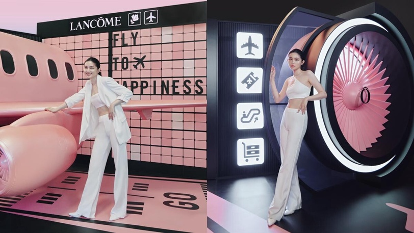 蘭蔻 蘭蔻玩美女人 粉紅專機 FLYTOHAPPINESS LancomeTW