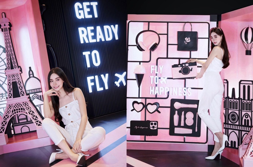 蘭蔻 蘭蔻玩美女人 粉紅專機 FLYTOHAPPINESS LancomeTW
