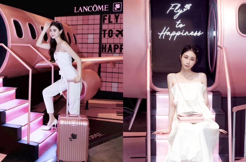 蘭蔻 蘭蔻玩美女人 粉紅專機 FLYTOHAPPINESS LancomeTW